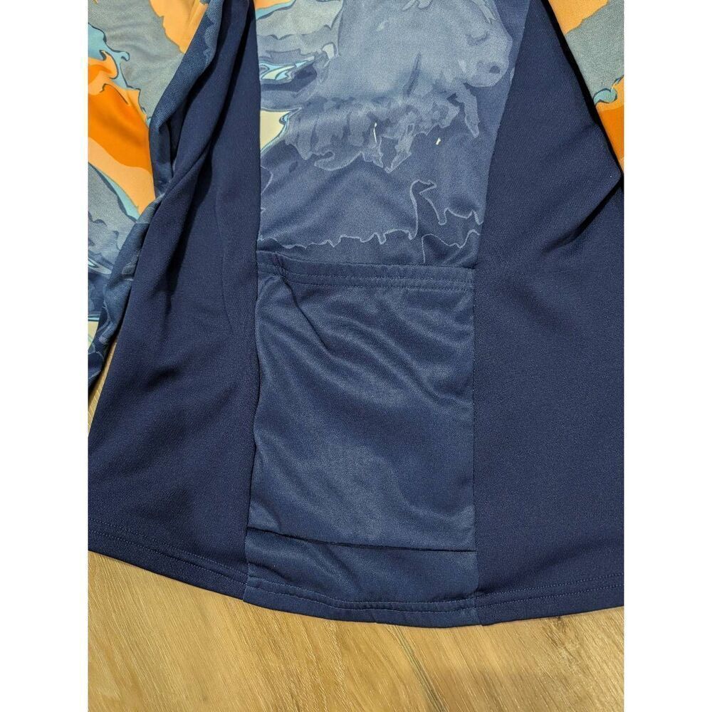 Pearl Izumi Long Sleeve Cycling Jersey Mens Medium Vintage RARE Graphic Snow Sun - Picture 9 of 14